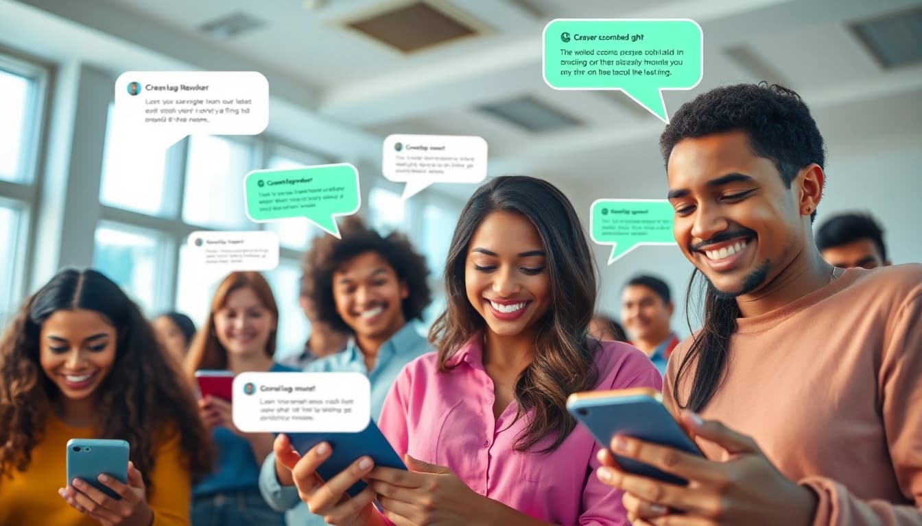 انضم إلى مجتمع شات تعب قلبي الجذاب، حيث يتواصل مستخدمون متنوعون عبر الأجهزة المحمولة.