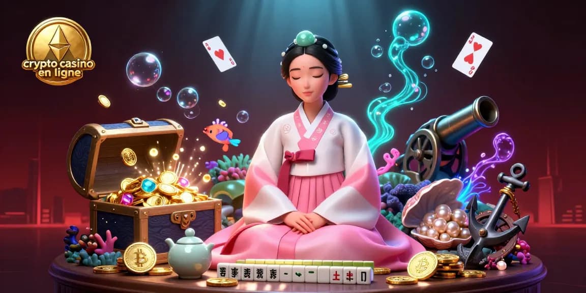 Vivez l'excitation du casino crypto en ligne avec des pièces vibrantes, des cartes et des trésors sous-marins.