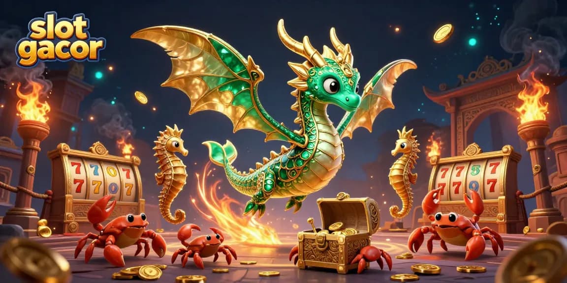 Experience the thrill of slot gacor with a mesmerizing underwater scene featuring vibrant characters and dynamic elements.