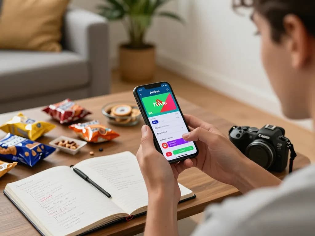 Engaging with the Jeetbuzz betting app for live sports betting in a cozy living room.