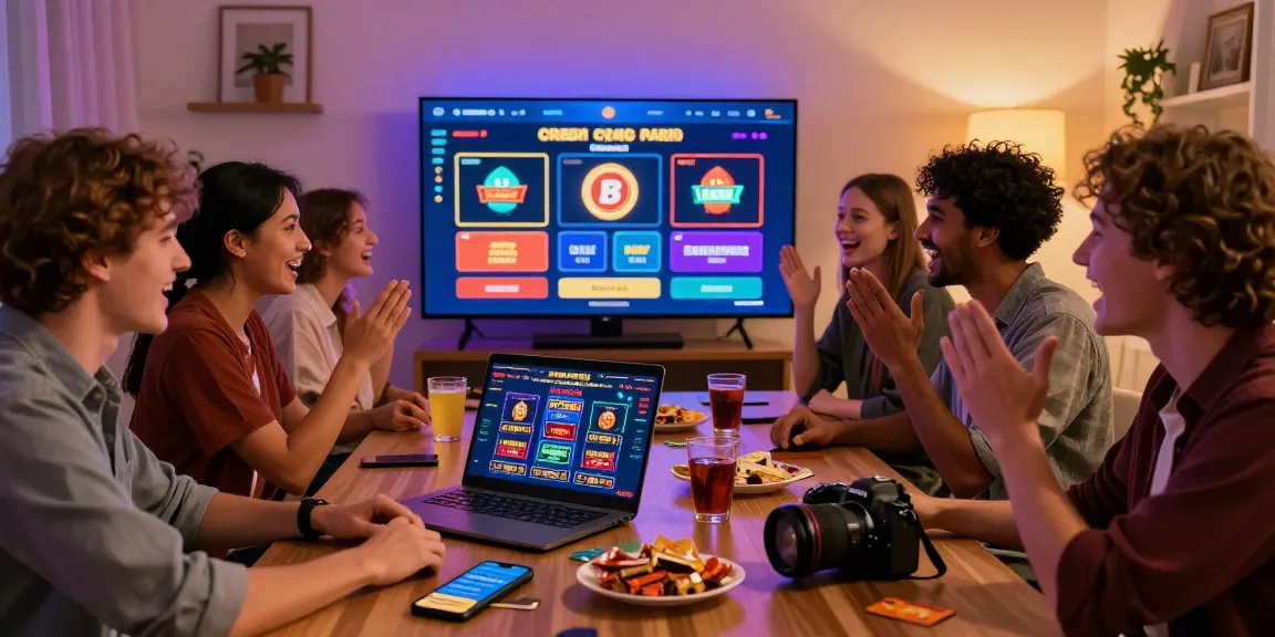 Friends enjoying online gaming at home using credit cards at brcs.co.uk