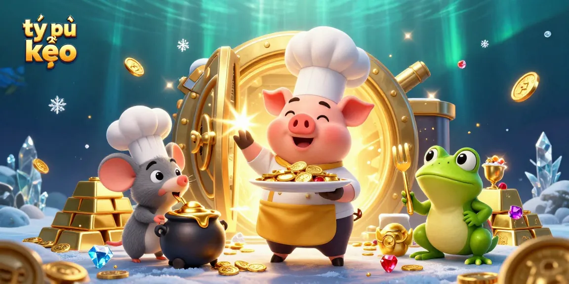 Experience engaging betting action with tỷ lệ kèo in a delightful casino-themed scene.