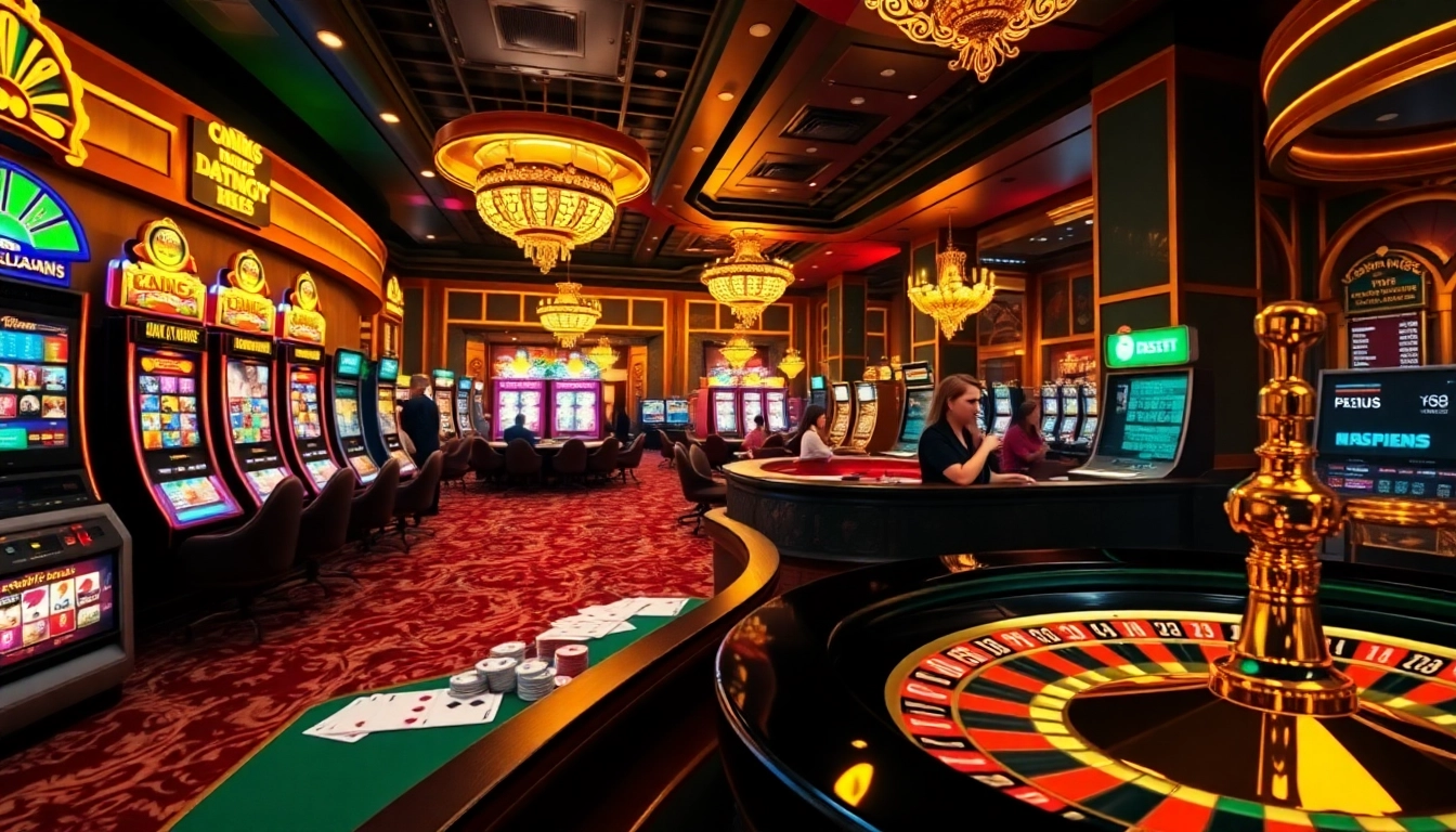Experience online gaming excitement at https://l567.tech/ with vibrant slot machines and casino tables.