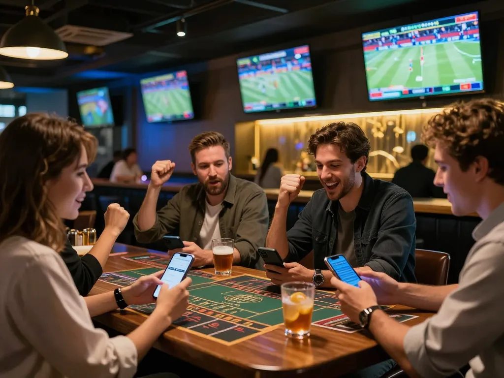 Place bets on exciting 68 win sports events at a vibrant sports bar
