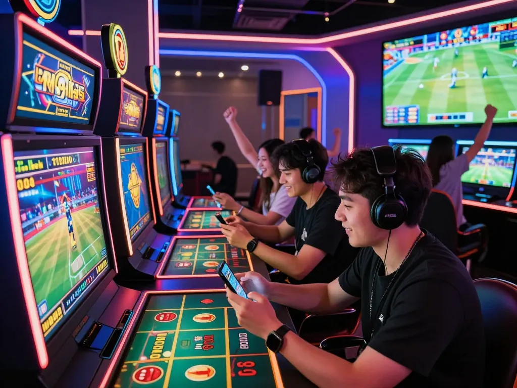 Exciting gaming experience at 79king casino with vibrant atmosphere and enthusiastic players.