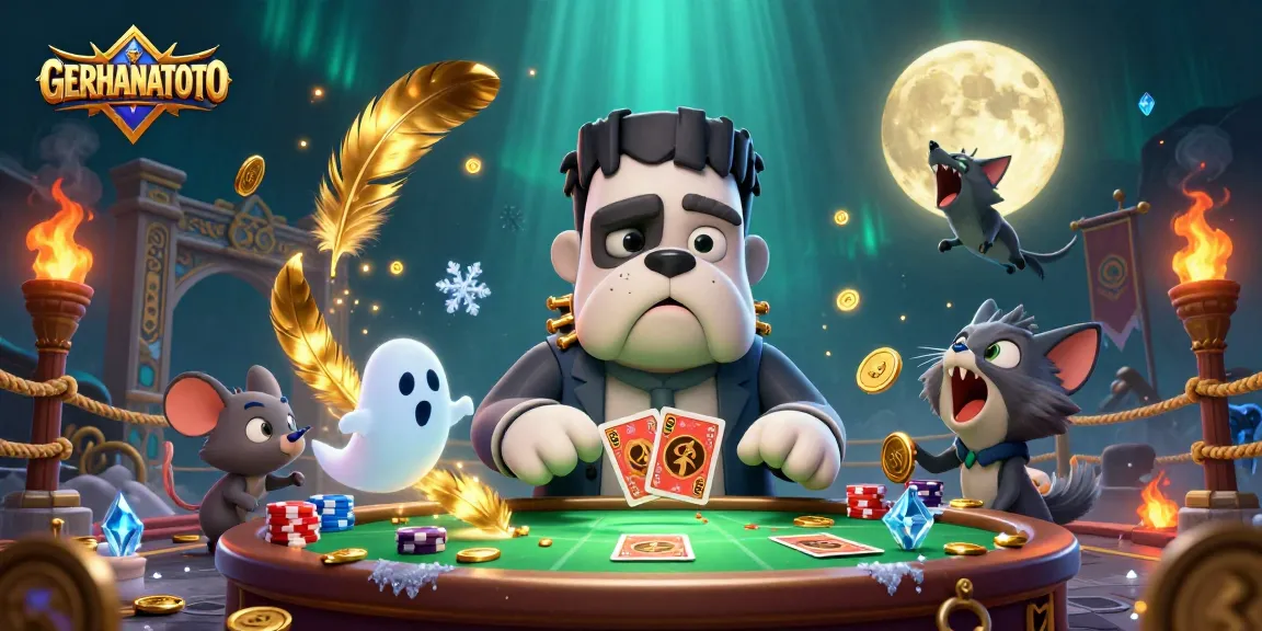 Permainan menarik di GERHANATOTO dengan monster bulldog dan kitten di kasino.