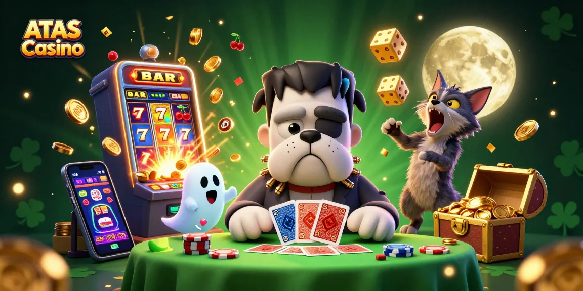 Engage with ATAS Casino's thrilling card games and vibrant jackpots bursting with excitement.