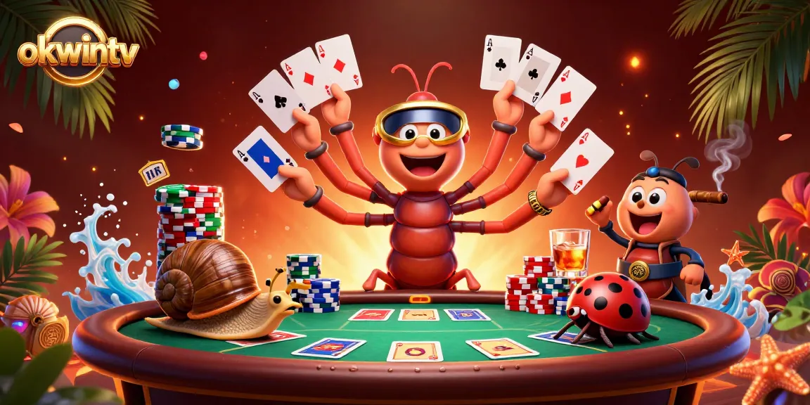 Experience the excitement of live poker games with okwintv's vibrant dealer scene showcasing thrilling action and detailed elements.