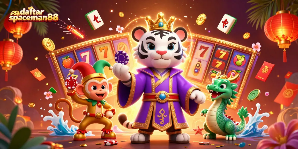 Experience the excitement of daftar spaceman88 with vibrant slot action, lively characters, and rich details.