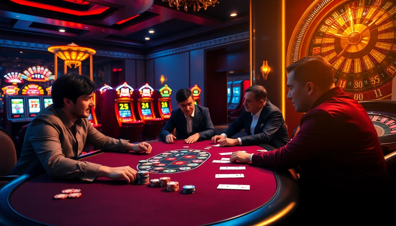 Experience high-stakes poker action at ok8386 with luxurious tables and vibrant atmosphere.
