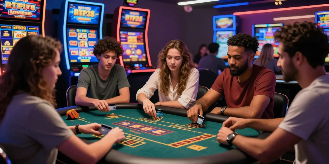 Players enjoying thrilling games at credit card casinos, showcasing vibrant digital environments and engaging bonuses.