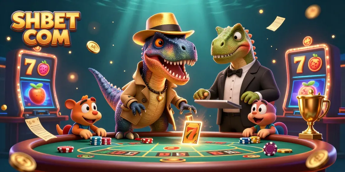 Experience thrilling gameplay at SHBET COM with vibrant casino elements and animated characters.