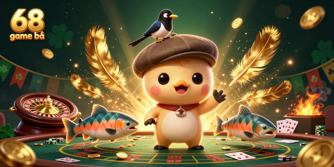 Experience thrilling gameplay at 68 game bài with colorful characters and dynamic casino elements.