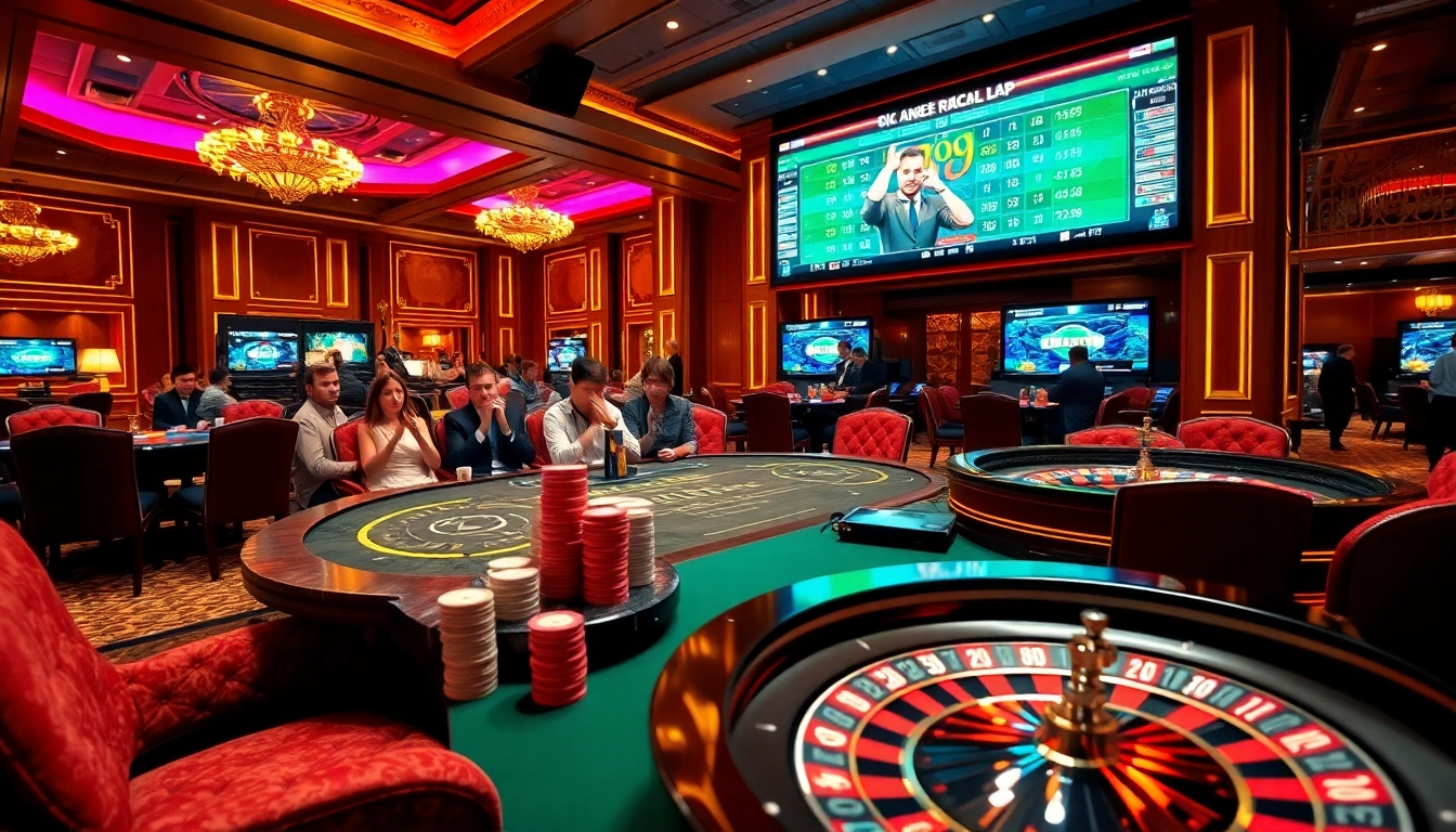 Experience thrilling gameplay at rik vip with vibrant casino visuals and enthusiastic players.