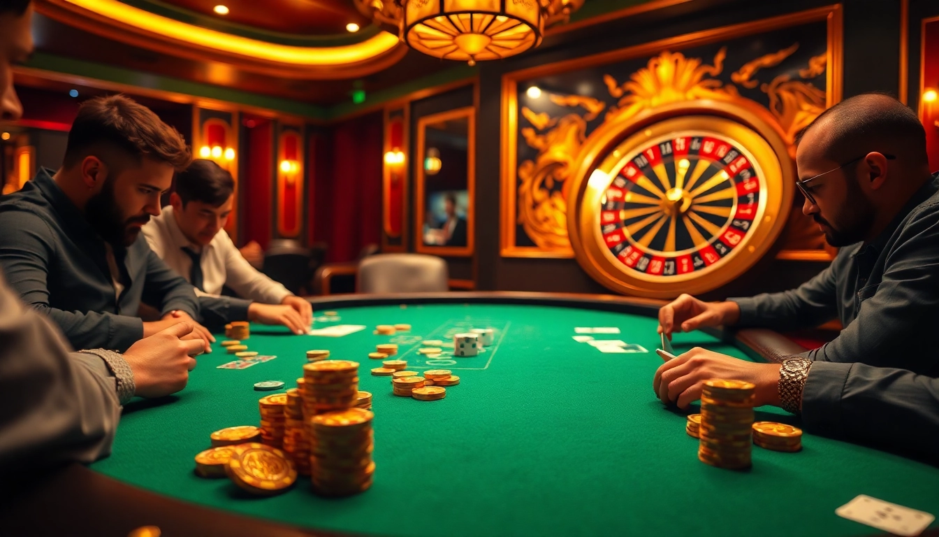 Experience the thrill of high-stakes poker at uu88 casino with vibrant chips and intense focus.