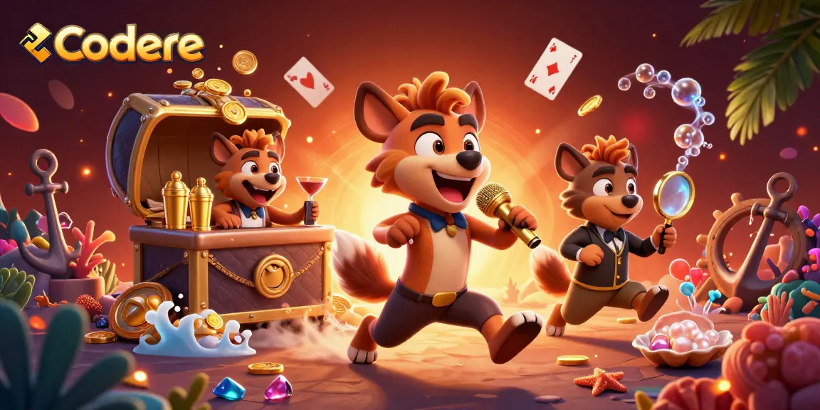 Betting big at Codere, cartoon hyenas bring the casino life to vibrant energy.