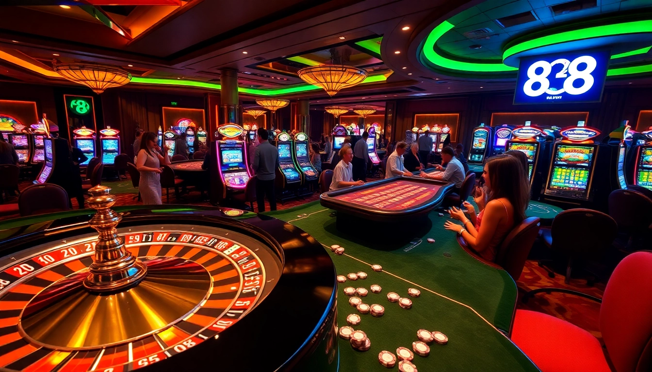 Experience the thrill of gambling at new 88 with vibrant casino tables and exciting gameplay.