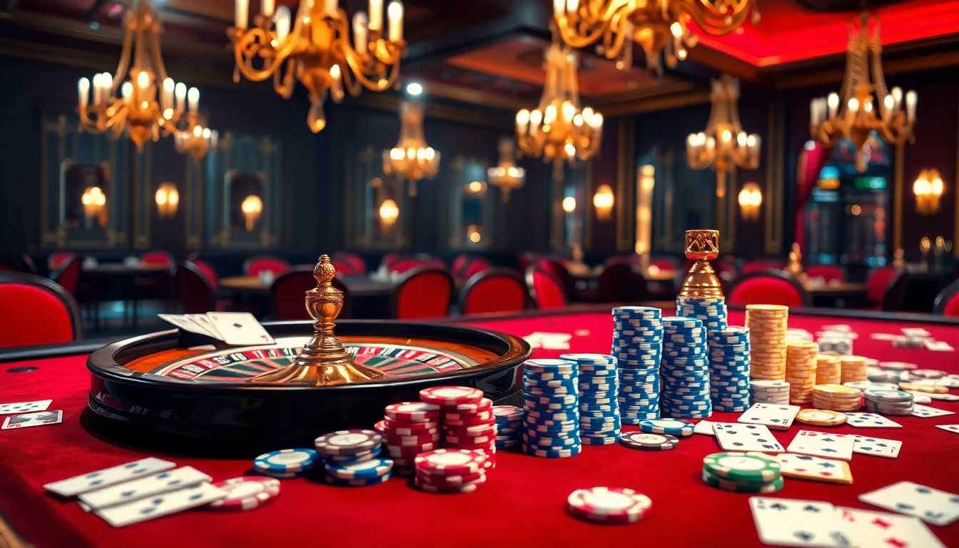 Experience the thrill of nohu90 with vibrant casino tables and dynamic roulette action.