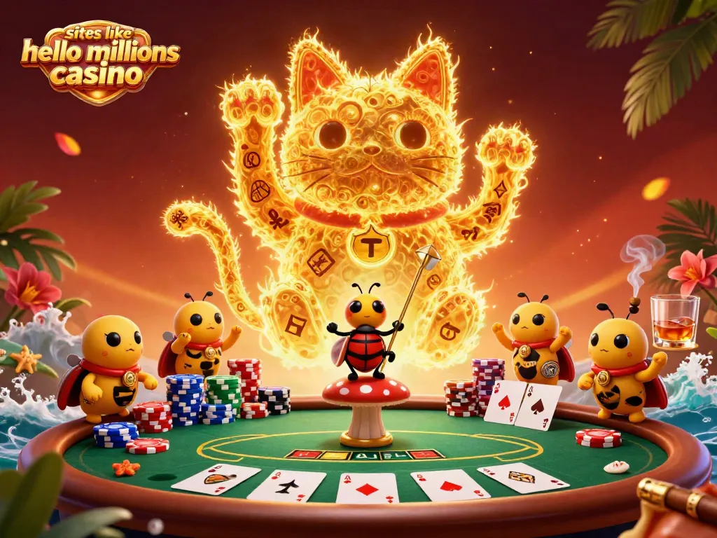 Play exciting games at sites like hello millions casino featuring vibrant graphics and casino elements.