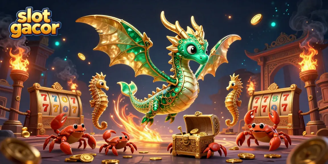 Experience the thrill of slot gacor with a mesmerizing underwater scene featuring vibrant characters and dynamic elements.
