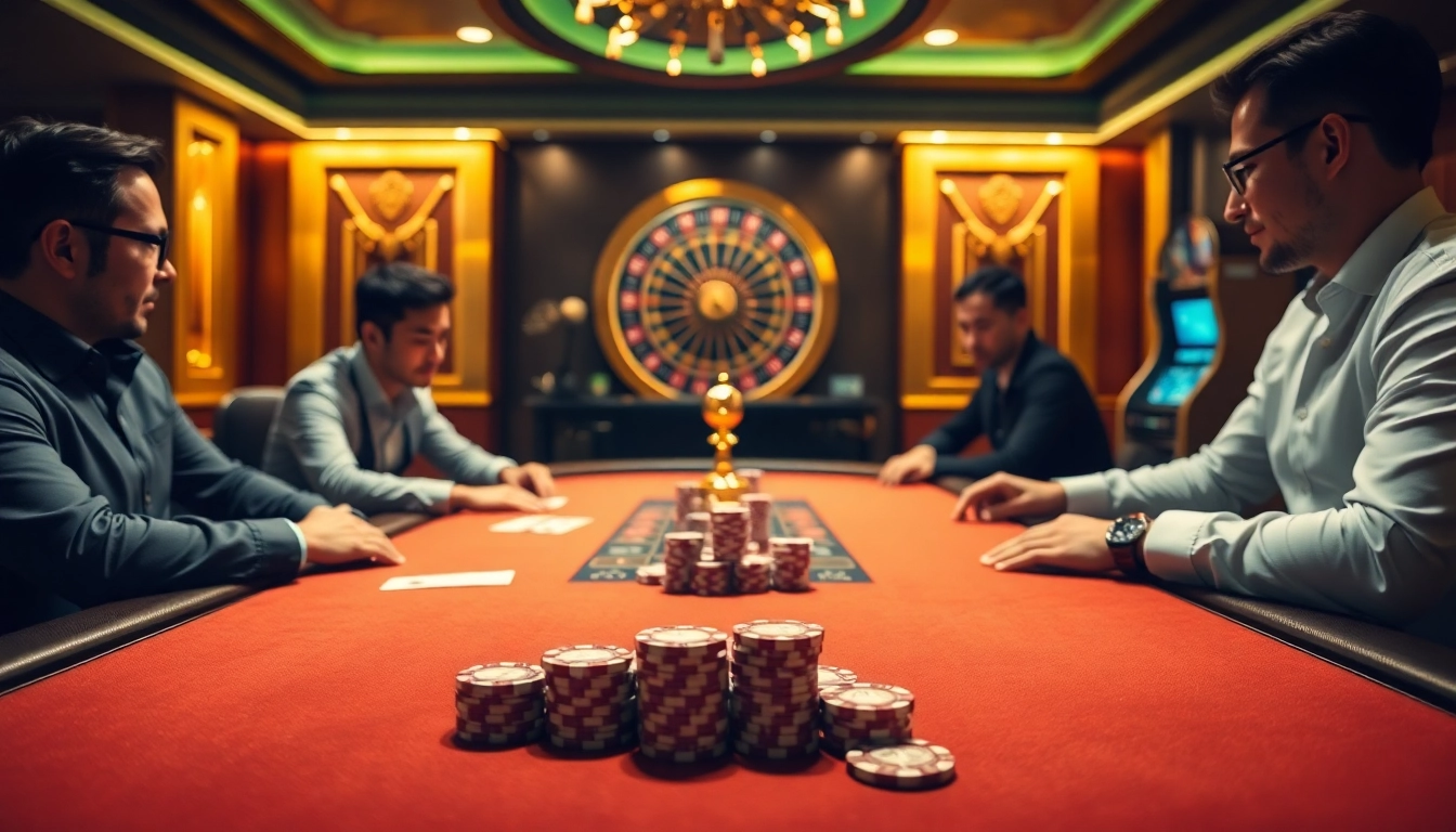 Experience the thrill of online poker at cemeku with glamorous casino elements and professional gameplay.