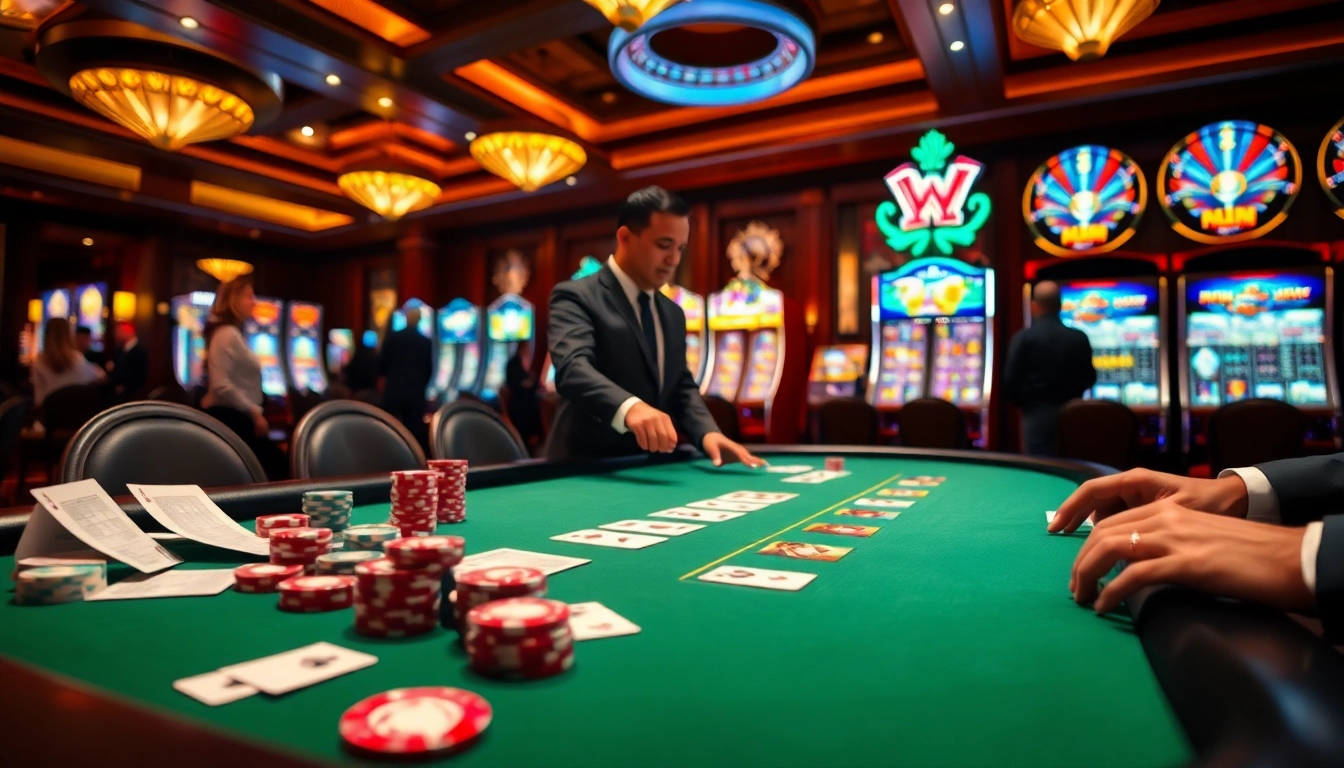 Experience premium gameplay at Bro138, featuring dynamic casino environments with engaging slot machines and poker gameplay.