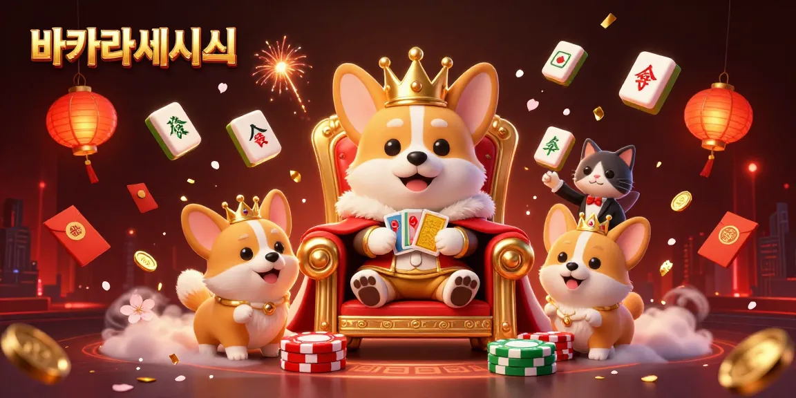 바카라사이트의 화려한 3D 일러스트에서 다채로운 게임 요소를 즐겨보세요.