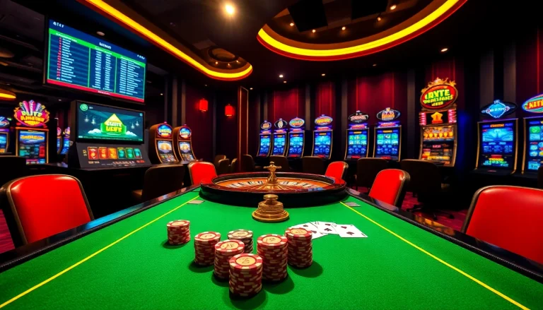 New88 casino scene with vibrant poker chips and an exciting roulette wheel.