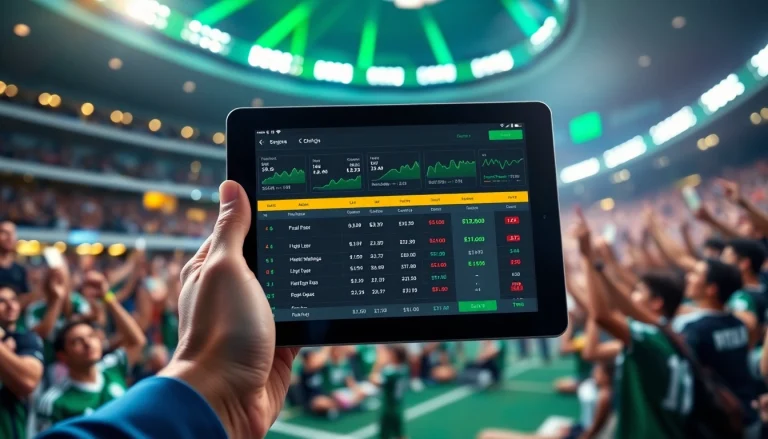 Engage in Sports Betting with real-time odds and a vibrant betting interface.