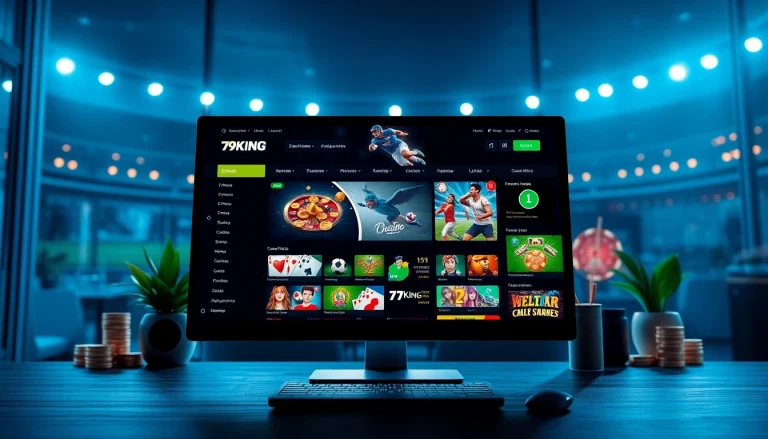 79king online gambling platform interface showcasing engaging sports and casino games.