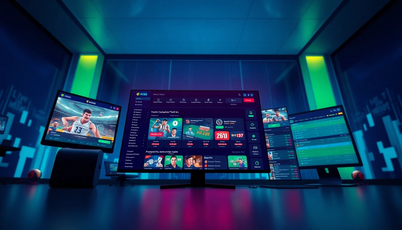 RR88 online gambling platform interface showcasing diverse betting options in a modern, trusted digital environment.