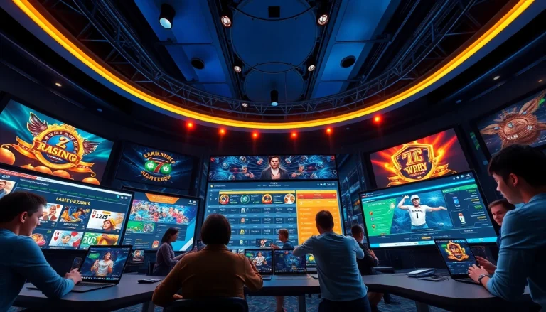 Interfaz dinámica de juegos en línea en 79king con apuestas deportivas y visuales de casino.