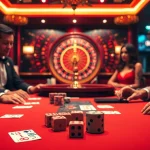 Experience the thrilling atmosphere at an upscale casino, showcasing the excitement of https://jun88.buzz/ where gaming meets luxury.