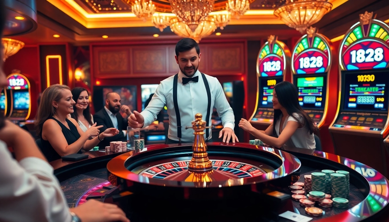 Experience the thrill of winning at i828 Casino with vibrant games and professional dealers.