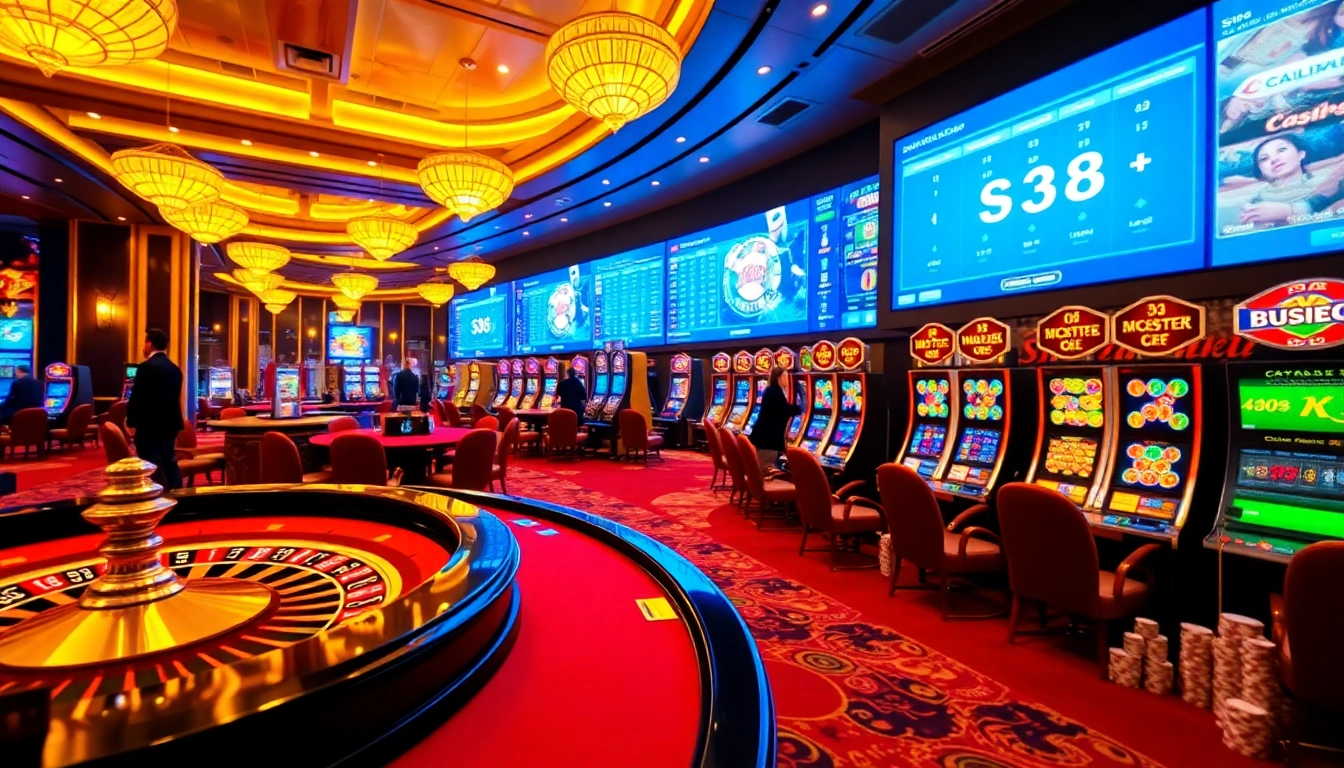Experience the excitement of sv388 casino with vibrant gaming tables and thrilling action.