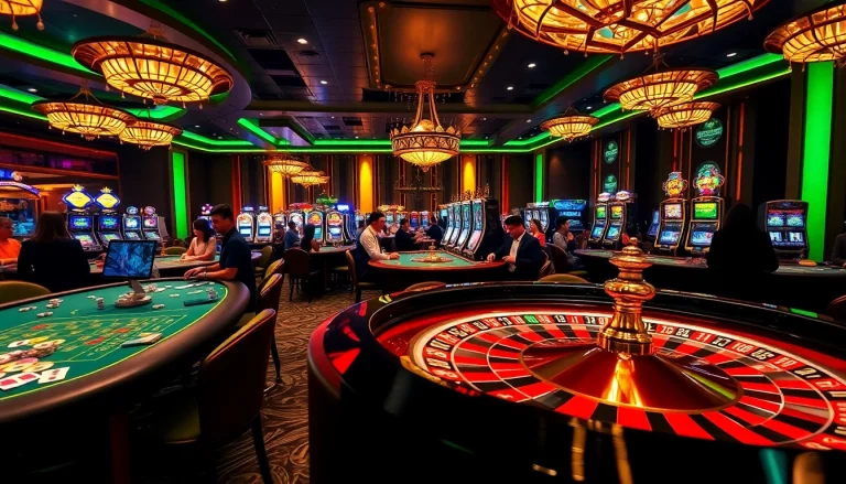 Exciting gaming at ta88c.com with players at a vibrant casino table.