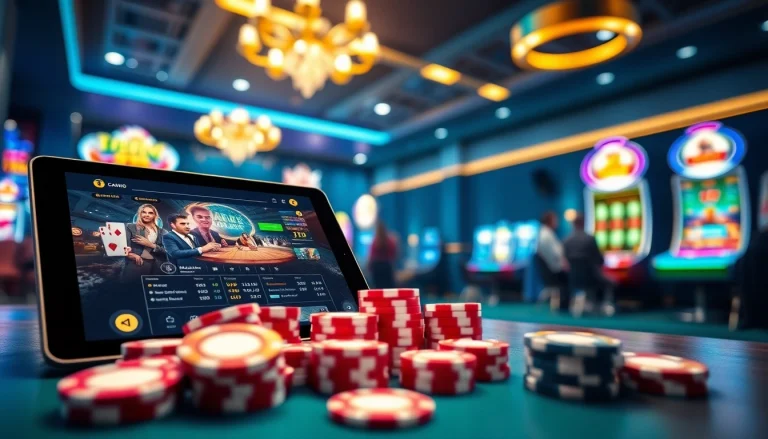 Exciting online gambling experience at XX88 showcasing vibrant gaming elements and a sleek interface.