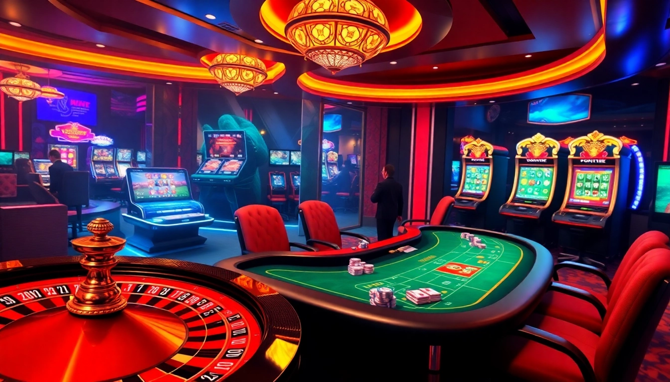 Engaging gameplay at https://mm88.blog/ with colorful chips and a vibrant casino atmosphere.