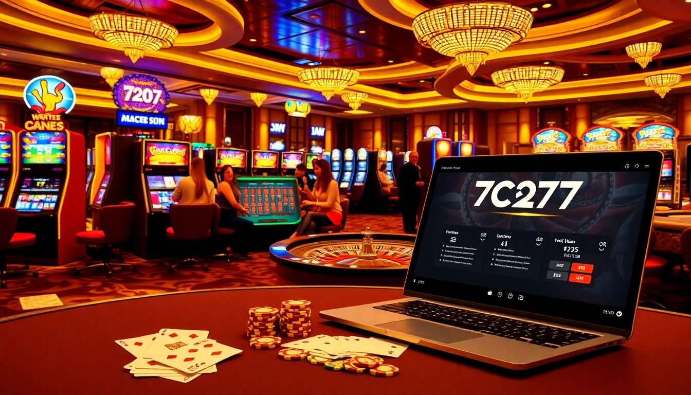 Experience thrilling action at 7C77 Casino with vibrant slots and engaging poker games.