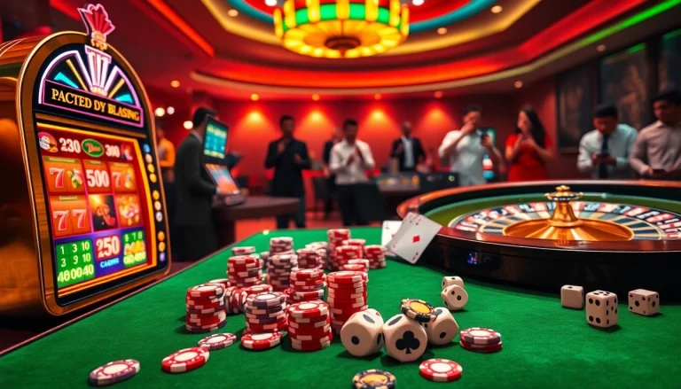 Experience thrilling gambling moments at https://abc8.lol/, with vibrant slot machines and poker excitement.