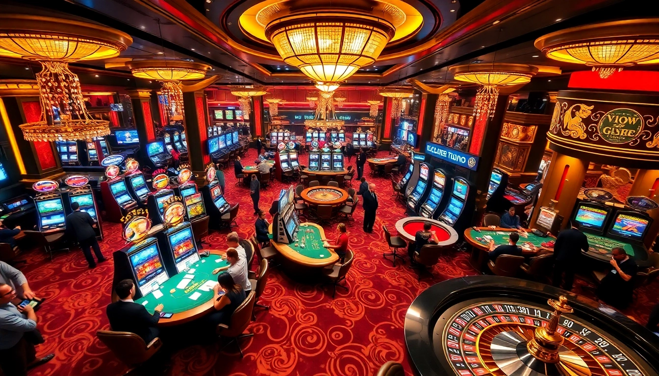 Players enjoying their luck at gg88 tables in a vibrant casino environment.