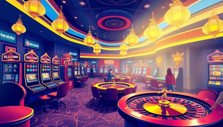 Players enjoying a thrilling gaming experience at birutoto's online casino interface.
