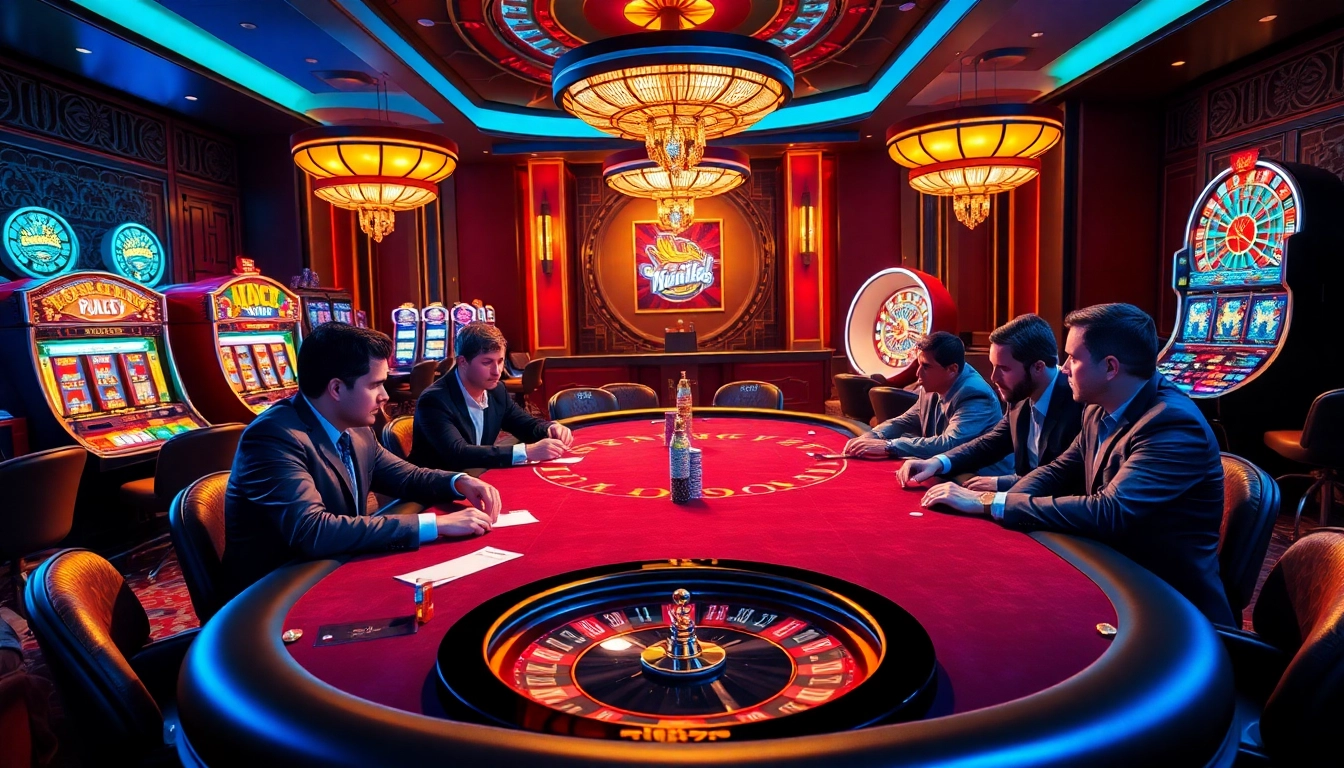Experience high-stakes poker at Roo99, where excitement and strategy meet in a luxurious casino.