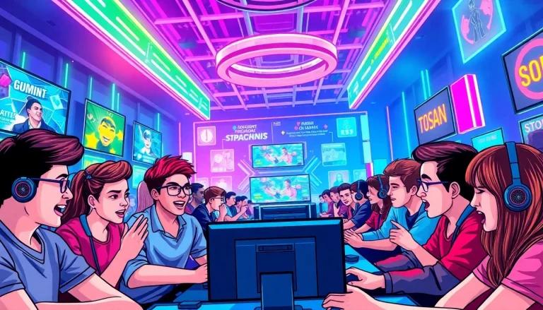 Main players enjoying the qq macan game in an exciting and colorful gaming atmosphere.