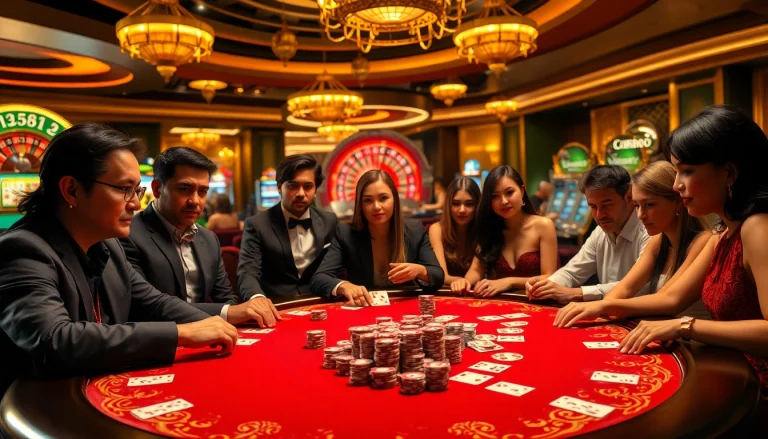 Experience thrilling gambling action at https://mm88.bar/ with poker tables and exciting game elements.