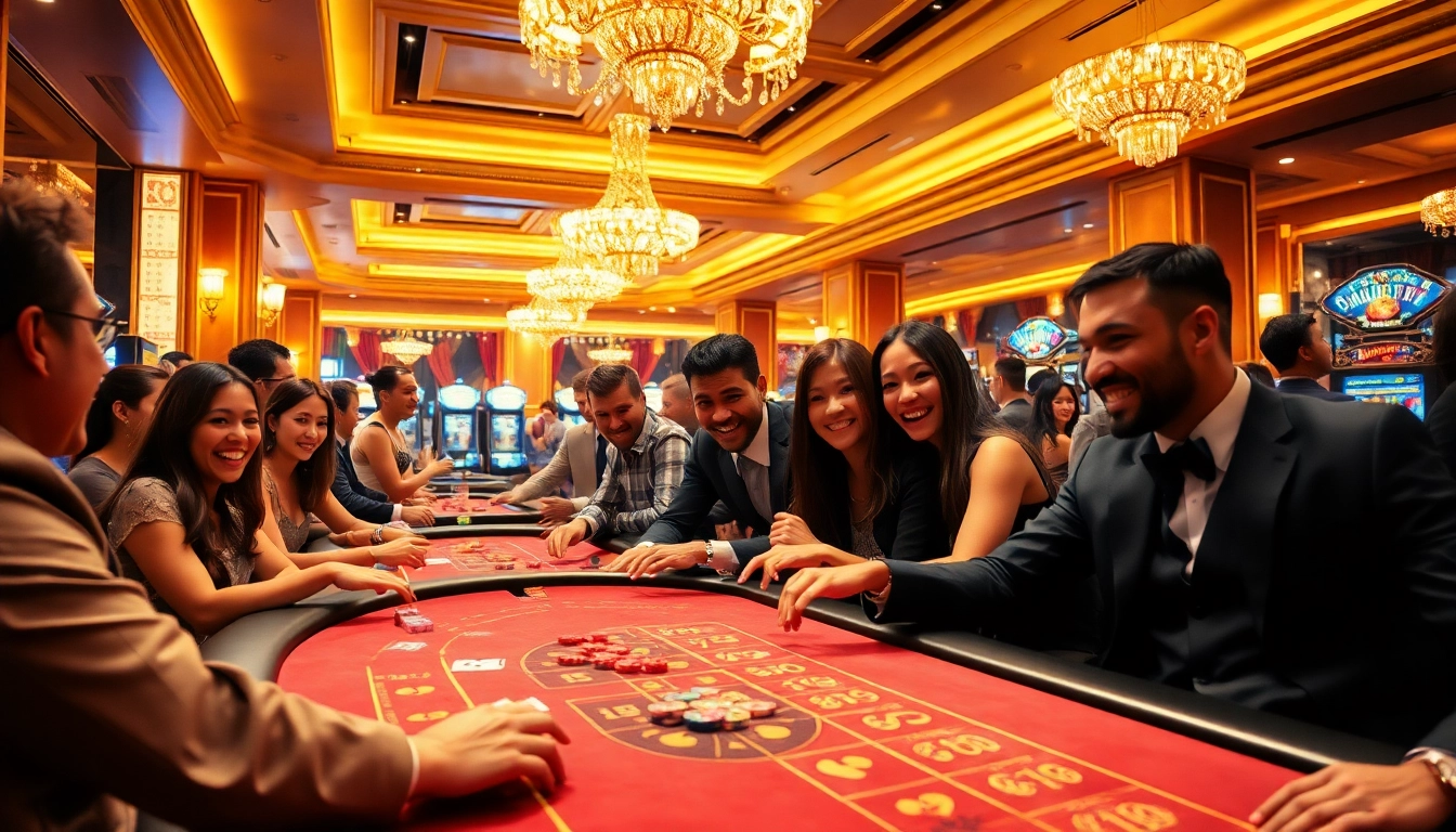 Rasakan kegembiraan bermain luxury777 game di kasino megah penuh cahaya dan warna.