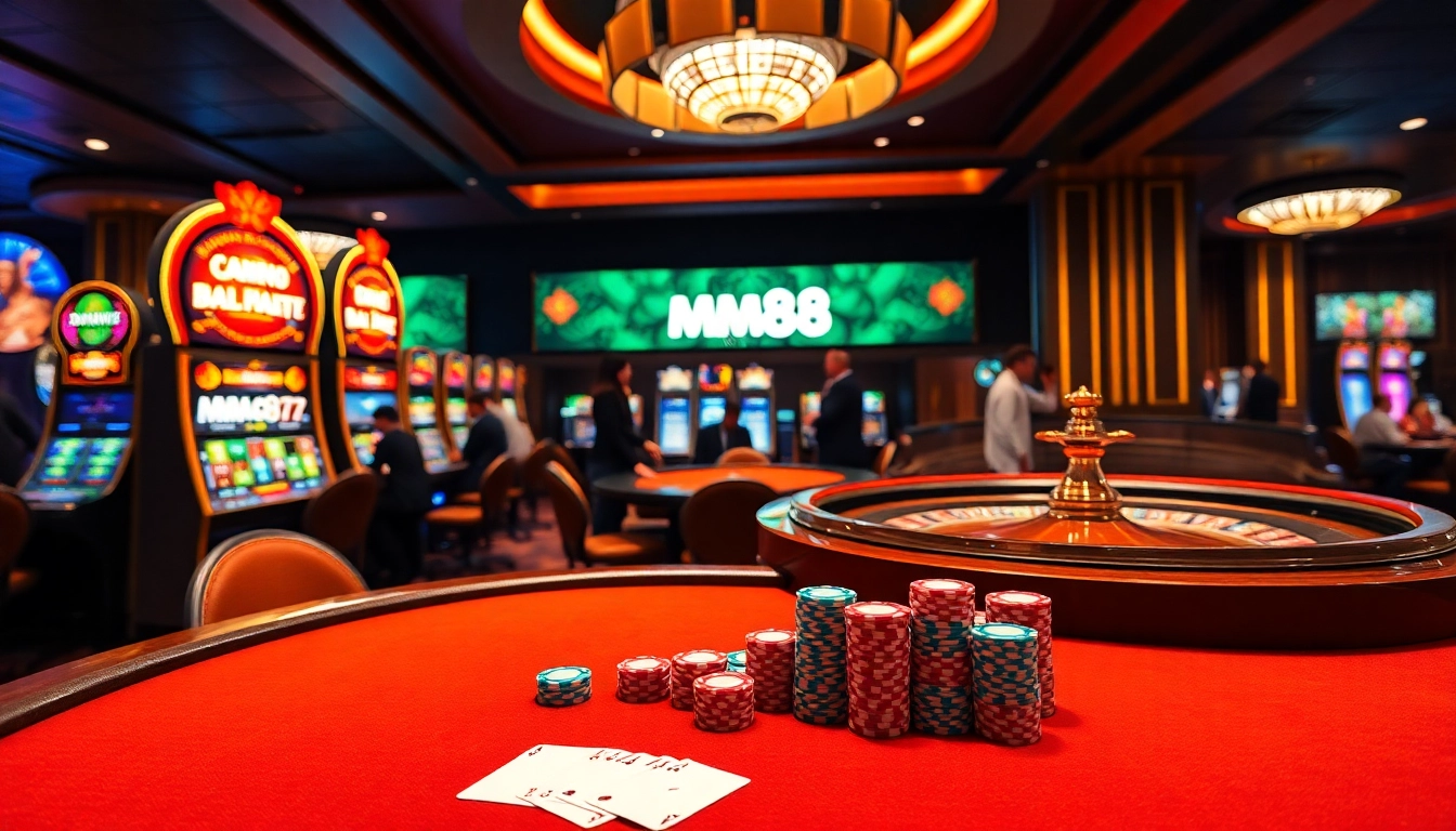 Experience thrilling gameplay at mm88 casino with dynamic poker and slot machines.