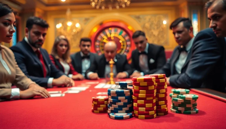 Experience high-stakes poker thrills at https://okadabooks.com/ with vibrant casino visuals.