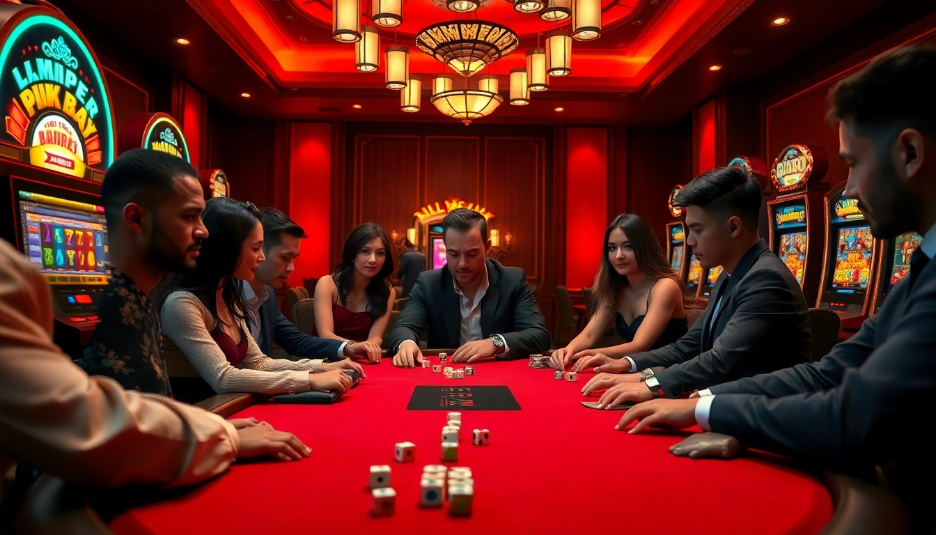 Experience the thrill of poker at MM88, where excitement and luxury meet in a vibrant casino scene.