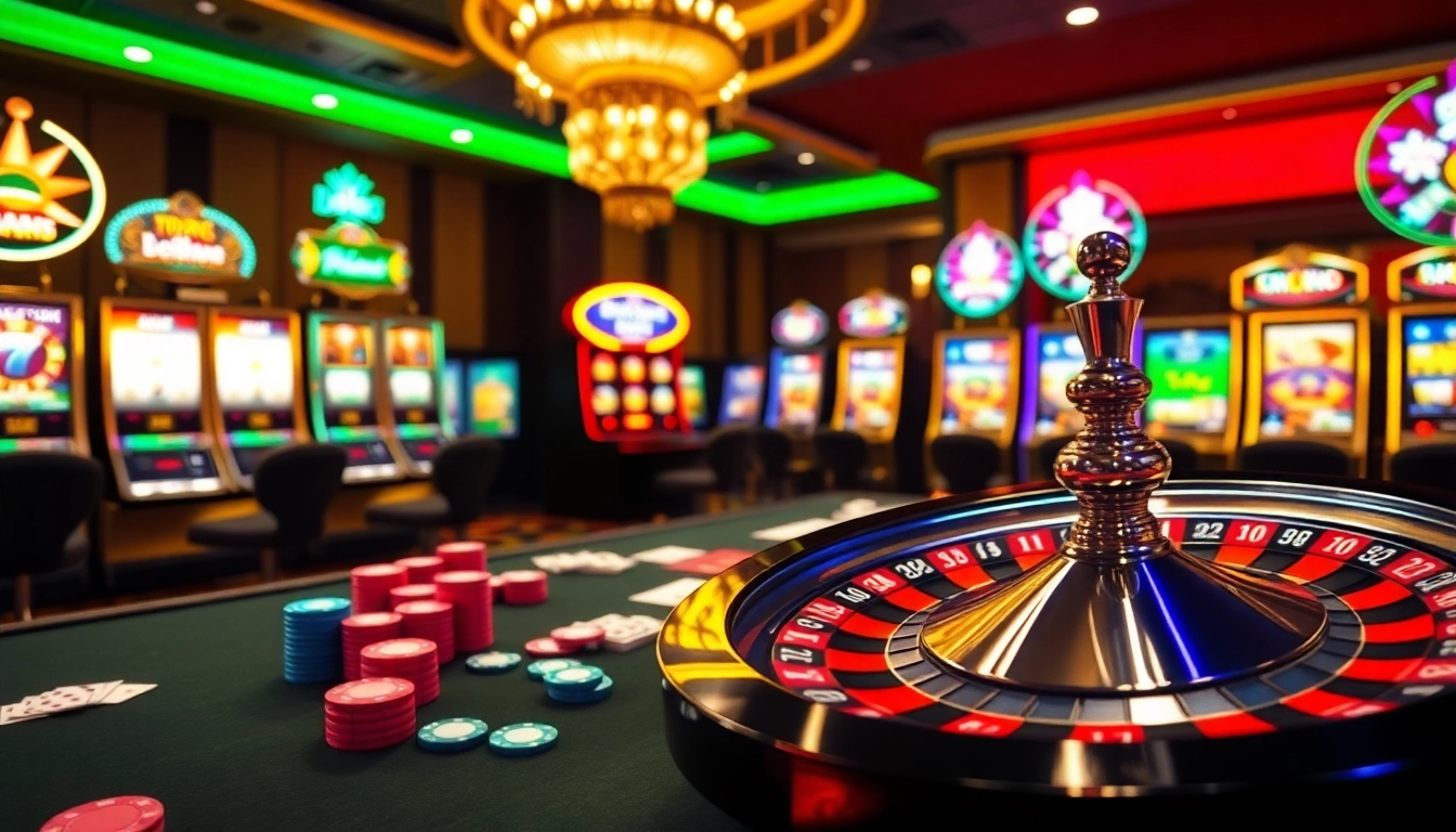 Experience the thrill of gaming at Hello88 with vibrant tables and exciting slot machines.